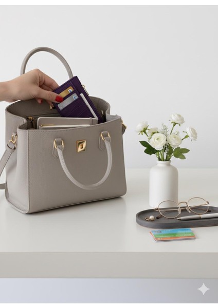 Mor Kroko Desen Kartlık Cüzdan indirimleri