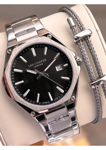 Italyan Tasarım Bileklik Hediyeli 2 Yıl Garantili 5 Atm Erkek Kol Saati ELC.08252.350