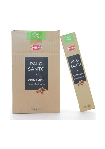 Hem Organic Blend Series Palo Santo Cinnamon Masala Aromalı Çubuk Tütsü