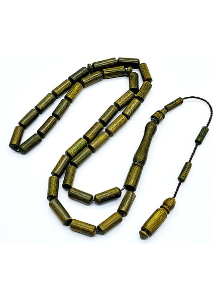 Çift Çekime Uygun Yeşil Pelesenk Ağacı Tesbih