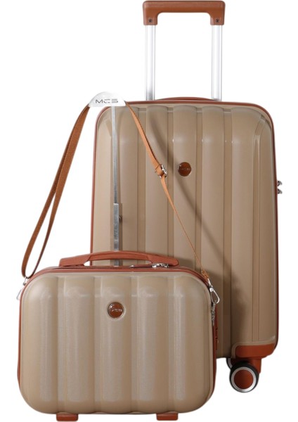 Polipropilen 2'li Valiz Seti Kabin & Makyaj V305