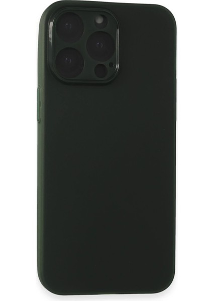 Apple iPhone 15 Pro Max Orion Soft Silikon Kılıf (Slim & Hafif) - Yeşil