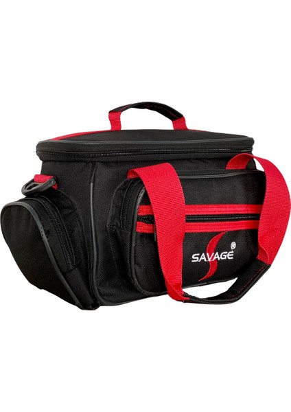 Çok Amaçlı Malzeme Çantası - Küçük - Siyah - 35022 - Balıkçı Çantası - Seyahat Çantası