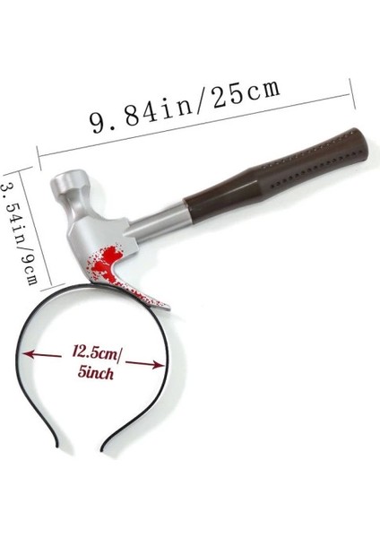 Kafaya Saplanmış Kahverengi Saplı Çekiç Şaka Tacı modelleri