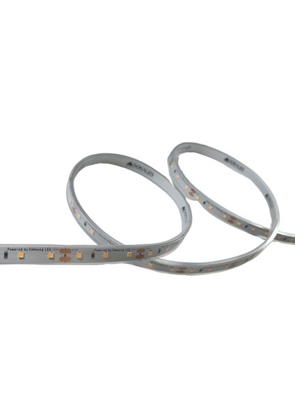 Samsung Şerit LED Samsung 60 Ledli 2835 Smd 2700K Şerit LED 12V 14.4W IP67 5m