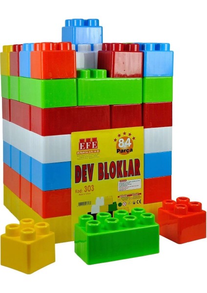 303 Z+7 84 Parça Dev Bloklar