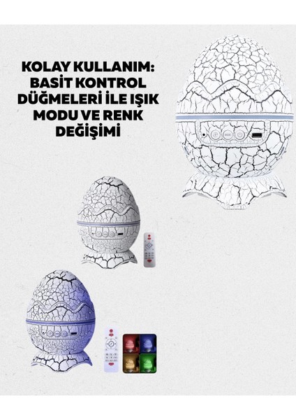 Dinazor Yumurta Gece Lambası modelleri