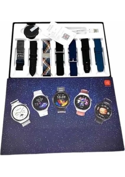 Akıllı Saat Çoklu Kordon Seçenekli Dokunmatik Ekran Nabız Sensörlü modelleri