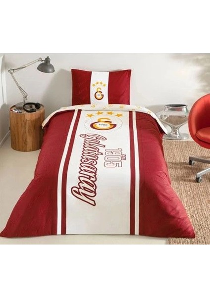 Taç Lisanslı Tek Kişilik Nevresim Takımı Galatasaray 1905 Glow