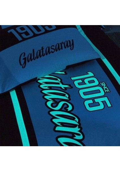 Taç Lisanslı Tek Kişilik Nevresim Takımı Galatasaray 1905 Glow modelleri