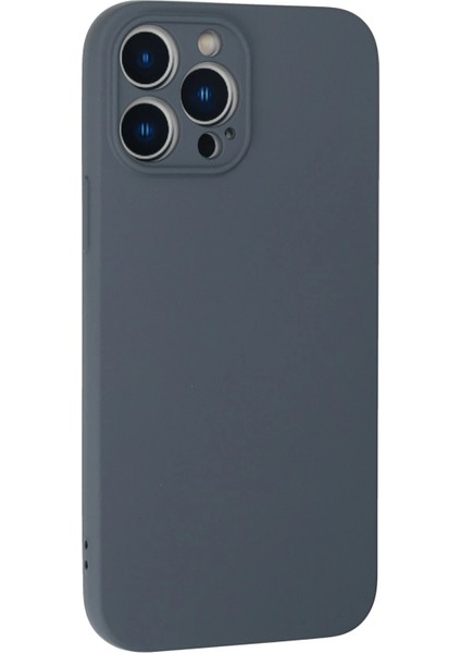 iPhone 13 Pro Kılıf Nano Içi Kadife Silikon - Gri indirimleri