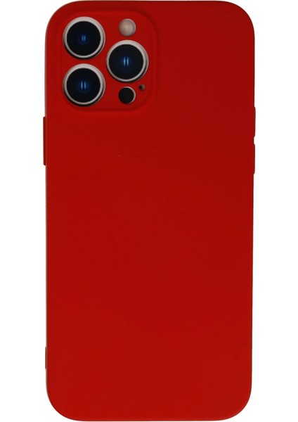 iPhone 13 Pro Kılıf Nano Içi Kadife Silikon - Kırmızı fırsatları