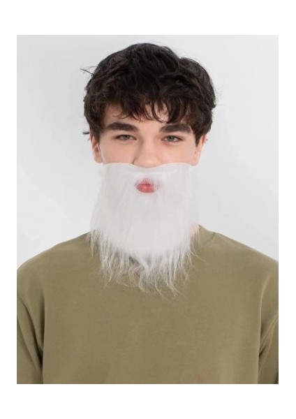 Beyaz Kırçıllı Takma Sakal Çocuk Yetişkin