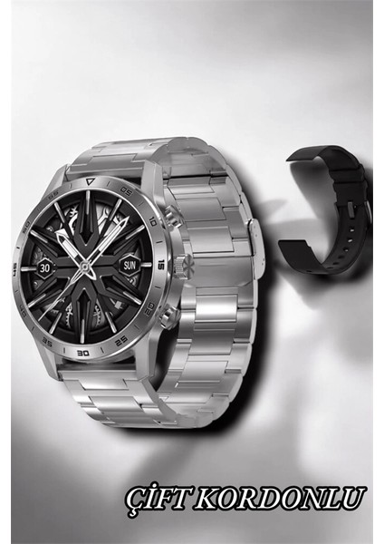 Suya Dayanıklı Dokunmatik Akıllı Saat Bluetooth 5.0, Sesli Asistan ve Sağlık Takibi fırsatları