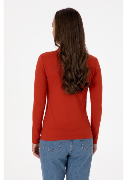 Kadın Kiremit Sweatshirt 50313593-VR031 indirimleri