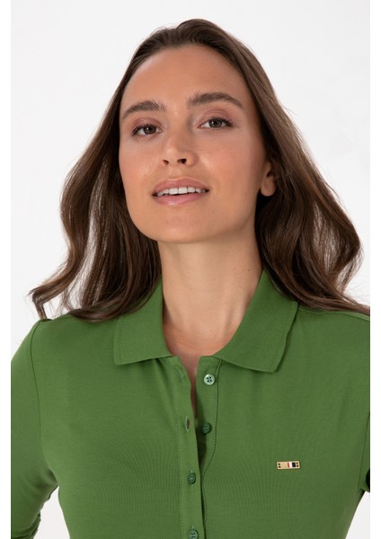 Kadın Yeşil Sweatshirt 50313593-VR054 fiyatları