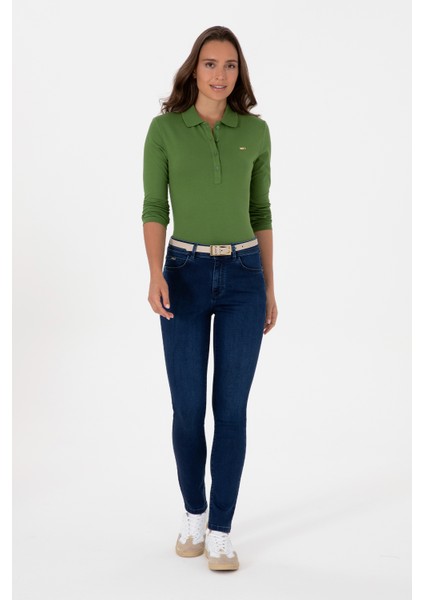 Kadın Yeşil Sweatshirt 50313593-VR054 fırsatları