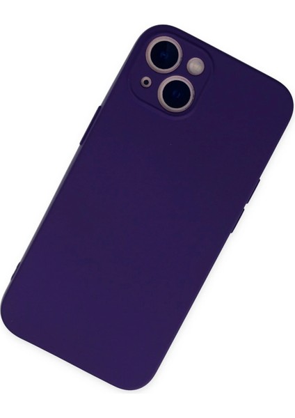 iPhone 13 Mini Kılıf Nano Içi Kadife Silikon - Mor indirimleri