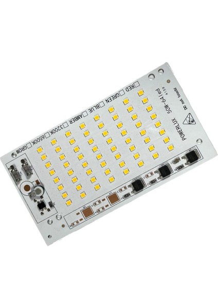 220V 50W 2835 Smd Ledli Günışığı Hazır Projektör Ledi 220 Volt 50 Watt Pcb