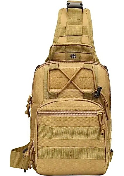 Çapraz Göğüs Askılı Tactical Çanta Kum fiyatları