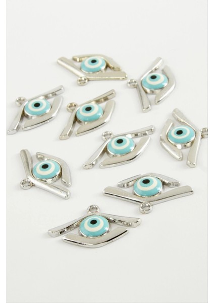 Göz Tek Kulplu Mineli Bileklik ve Kolye Ucu Aparatı 1 Adet