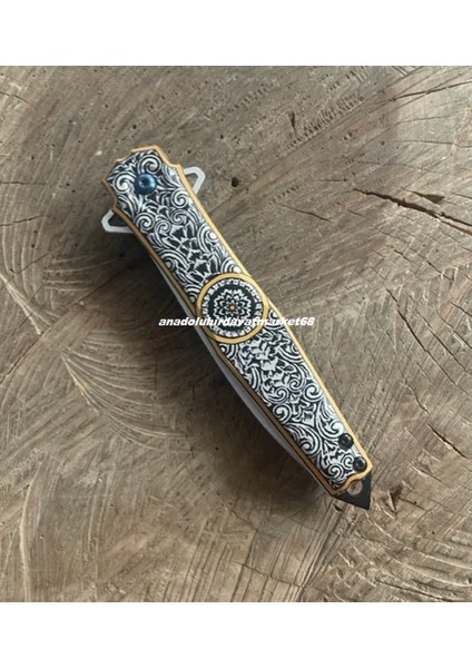 Carbon Çelik Özel Cep Çakısı Kamp Çakısı Özel Işlemeli Cep Bıçak 22CM fiyatları