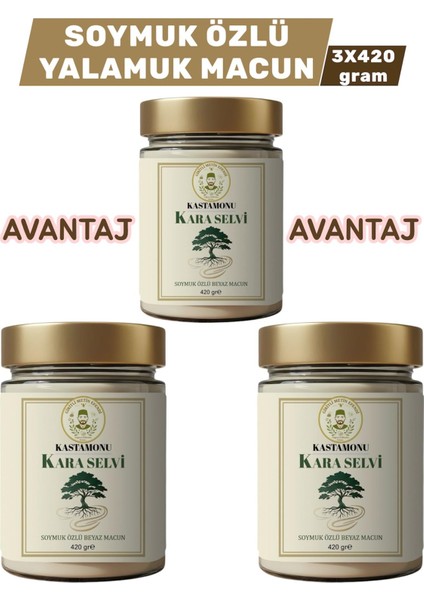 Kastamonu Soymuk Özlü Yalamuk Macunu 3 x 420 gr