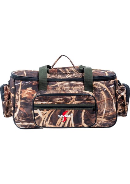 Çok Amaçlı Malzeme Çantası - Büyük - Saz Desen - 35021 - Balıkçı Çantası - Seyahat Çantası modelleri