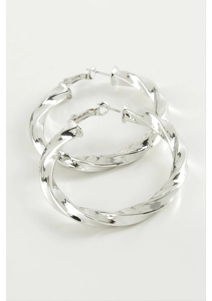 Burgulu Halka Küpe 4,5 cm