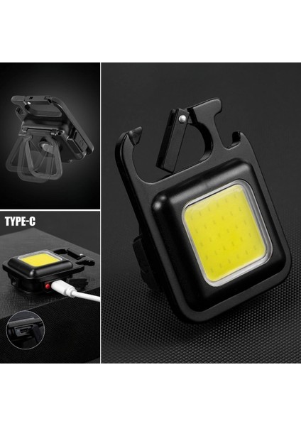 Anahtarlıklı, Açacaklı,güçlü Mıknatıslı 3 Farklı LED Modlu Mini Boy Asılabilen LED Kamp fırsatları