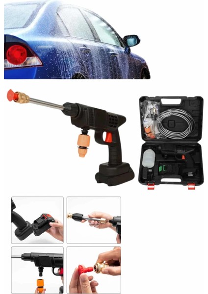 Bahçe Sulama Tabancası Makinesi Yüksek Basınçlı Akülü Yıkama Makinesi indirimleri