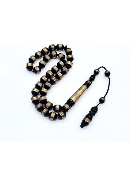 Yuvarlak Model Bronz Sarma Kuka Ağacı Tesbih