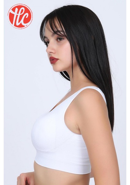 Kadın Bambu Kumaş Kalın Askılı Petli Rahat Büstiyer modelleri