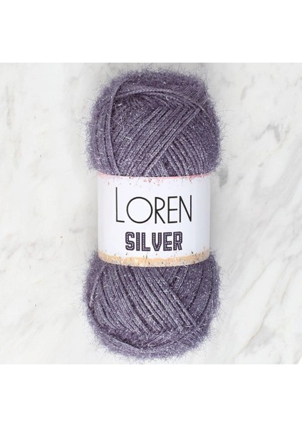Loren Silver Antrasit El Örgü Ipi - RS0036 - 34098