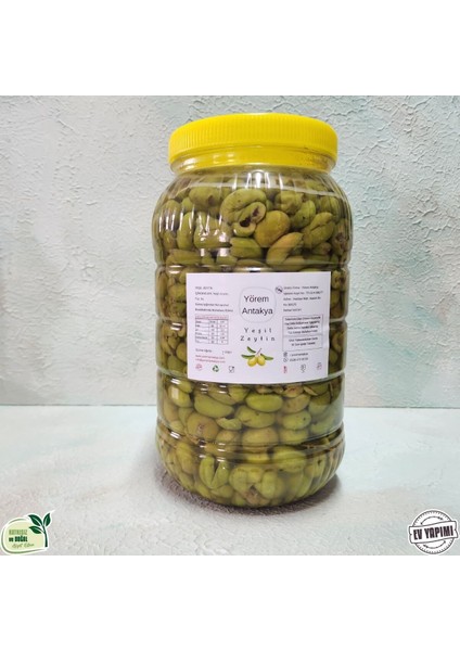 Çekirdeksiz Yeşil Zeytin 2 Kg. (Yeni Mahsül)