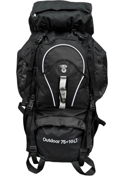 Profesyonel Dağcı Sırt Çantası 75+10 Lt Siyah 975-CK