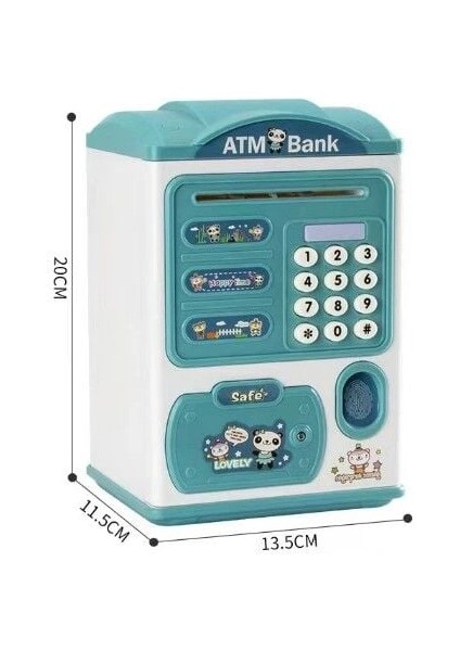 Parmak Izi Okumalı Elektronik Şifreli Otomatik Kağıt Para Alan Atm Kumbara fiyatları