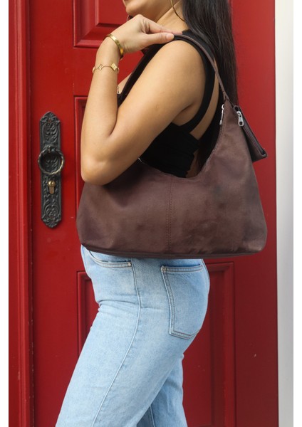 Bella Süet Cüzdan Detaylı Kadın Omuz ve Kol Çantası fiyatları