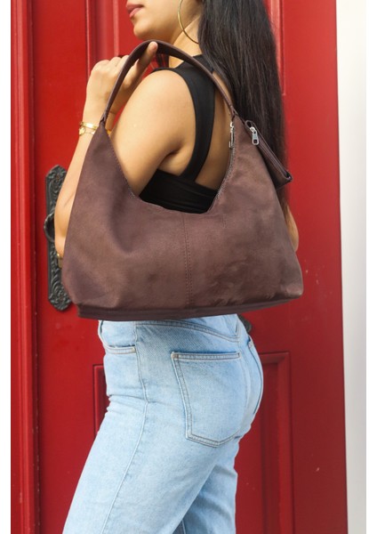 Bella Süet Cüzdan Detaylı Kadın Omuz ve Kol Çantası fırsatları