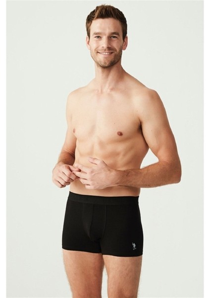 3'lü Paket Pamuklu & Modal Erkek Boxer 80173