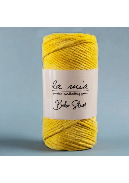 La Mia Boho Slim Sarı El Örgü Ipi -L003 - 34195