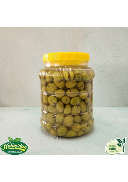 Kırma Yeşil Zeytin 1.2 Kg. (Yeni Mahsül)