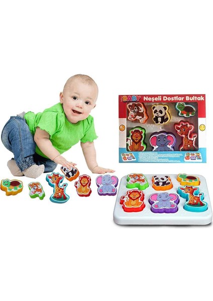 Eğitici Oyuncaklar Sevimli Hayvanlar Bultak Yumuşak Big Bloklar Kova 18 Parça Set fiyatları