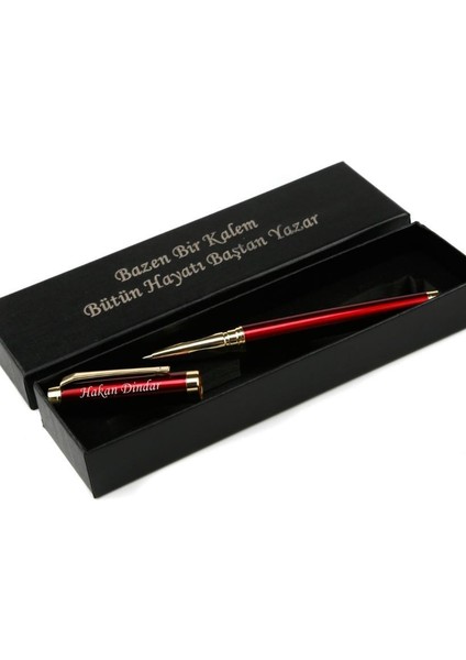 Kişiye Özel Dolma Kalem Lüks Kutulu Hediye Paketli