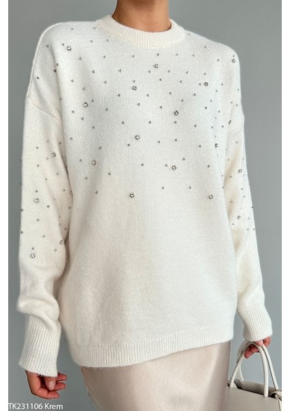 Taş Işlemeli Kazak fiyatları