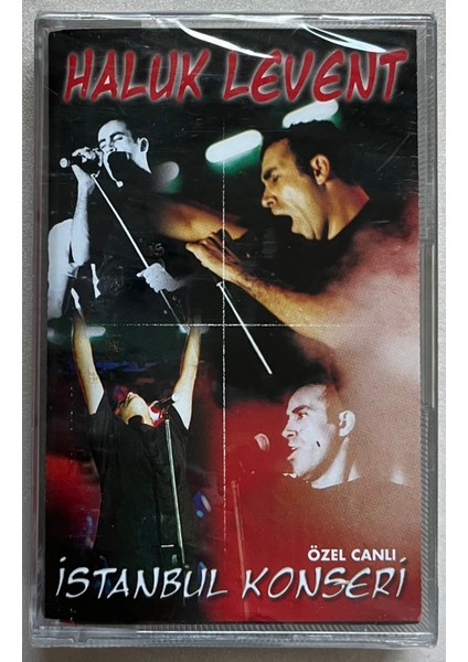 Haluk Levent Istanbul Konseri Kaset (Jelatinli Sıfır Orijinal Dönem Baskı Kaset)