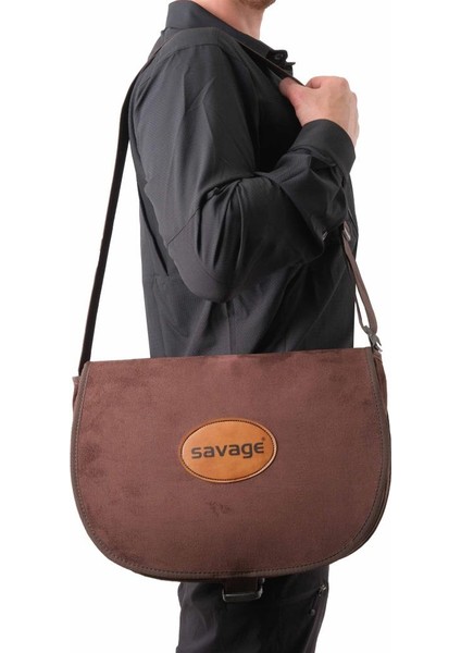 Fileli Yan Çanta - Savage - Outdoor Çanta - Kahve