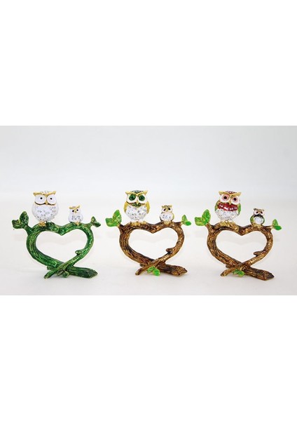 Seri C Baykuş 2'li Svarovski