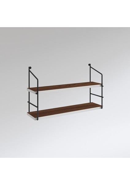 Kenzlife Mutfak Banyo Duvar Rafı Junzi Mat Ceviz Suntalam 040(Y)*60(G)*15(D)2 Katlı fiyatları