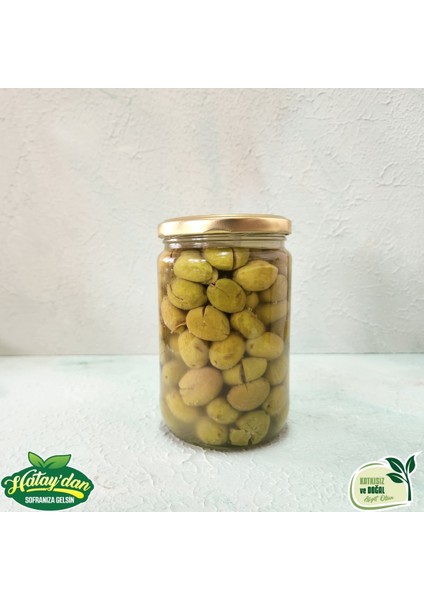 Kırma Yeşil Zeytin 350 Gr. (Yeni Mahsül)